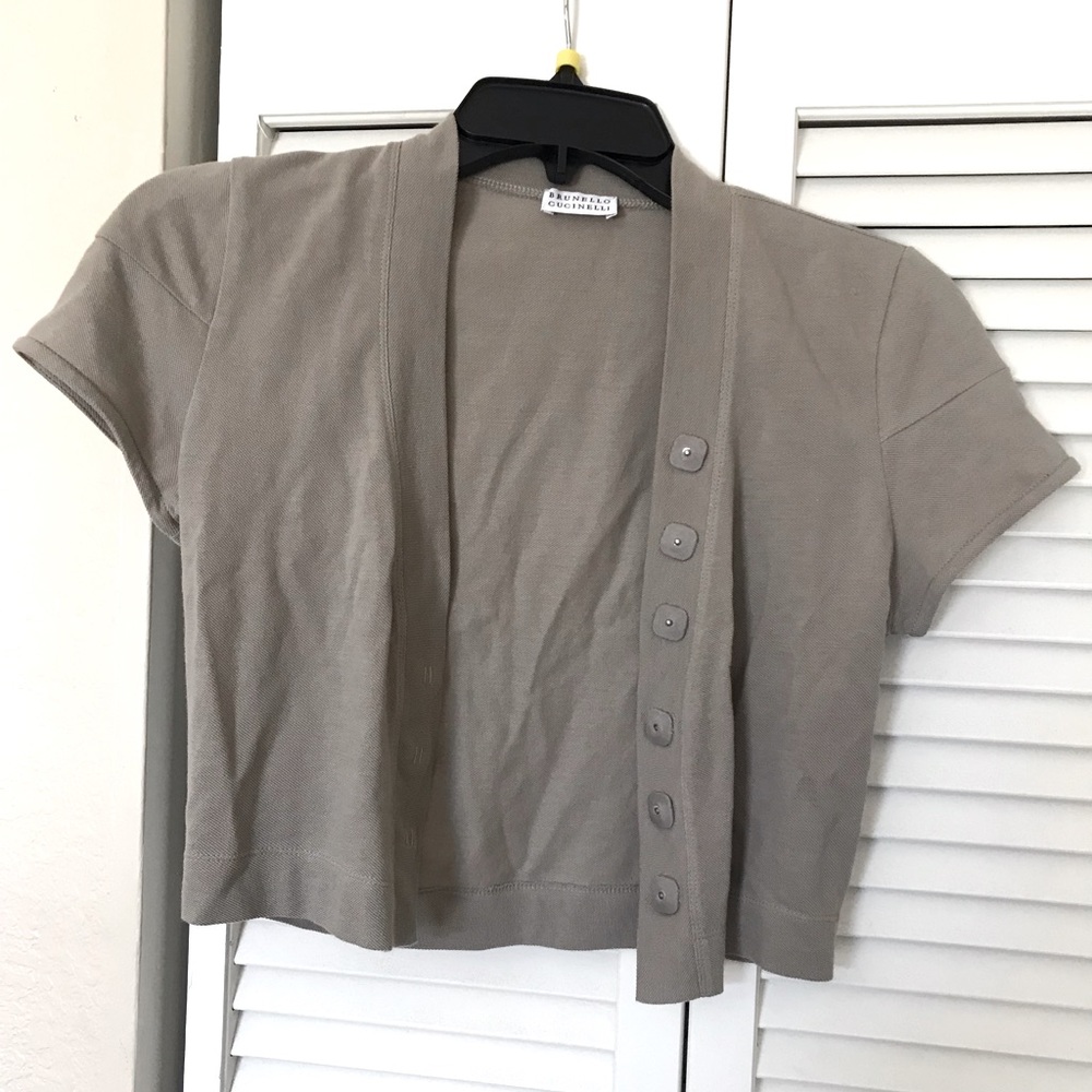 Brunello Cucinelli cropped sweater